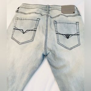 GUESS Men’s Faded Skinny Jeans - 33x42